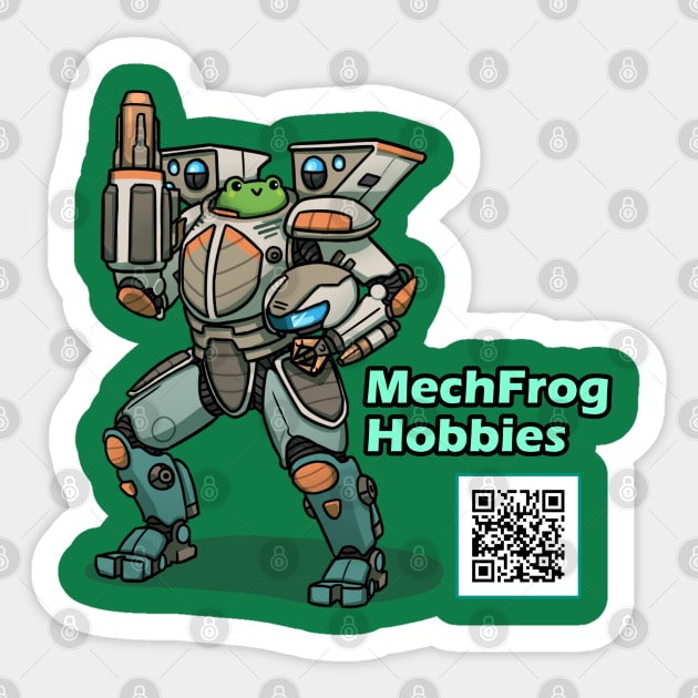 Official MechFrog Avatar Shirt Alt Version Sticker by Mechanical Frog